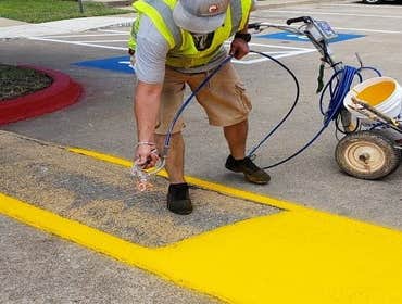 Our exceptional quality painting service delivers clear and lasting results for your parking lot.
