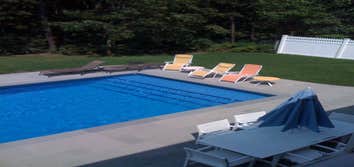 Patricks Pools Photos Patrick's Pools Inc is a swimming pool contractor serving Eastern Long Island. We specialize in elite gunite and vinyl pool insta