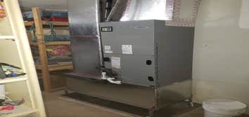 Garage Air Handler Relocation with Mew Ductwork