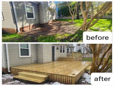 Photos by Ginter Services #1 New Deck Construction