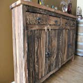 Custom rustic credenza