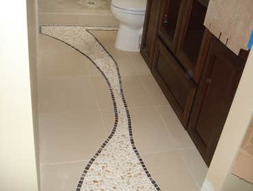 Bathroom tile work