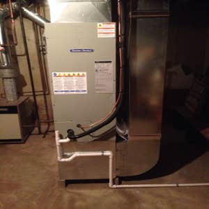 New heat pump & ductwork