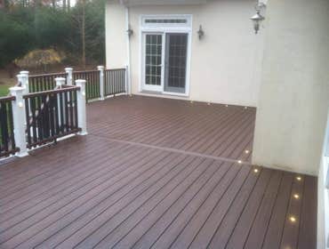 Trex Composite Deck w/ lights