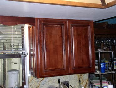 Cherry cabinet kitchen