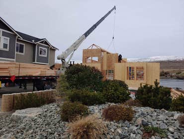 Orondo, WA - Lakehouse Addition Adding 4200 Sq Ft addition to existing 1400 sq ft home above 3 car garage in Orondo, WA