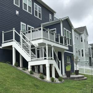 Photos by Capital Construction Solution, LLC #1 New Composite Deck with Stamped Concrete Patio