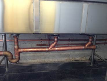 Project photos from Toce Plumbing Light commercial work done in Oakland, CA (40th Street).