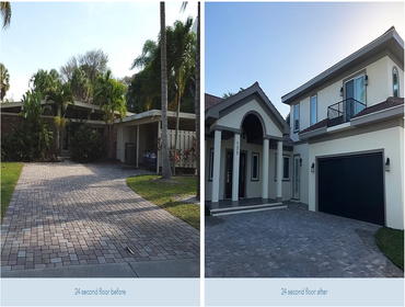 Before and After photos of our Work