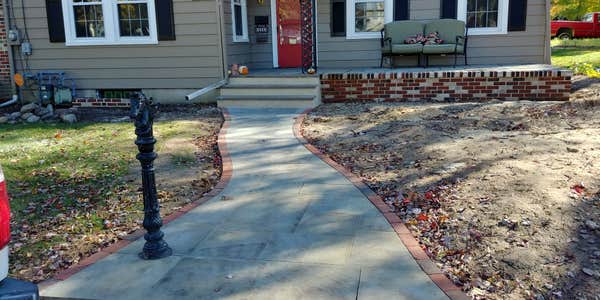 Heated walkway