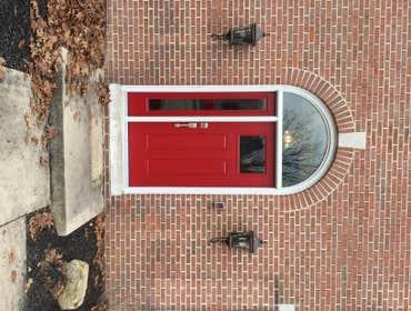 New Holland Pa Pella replacement door with half round transom