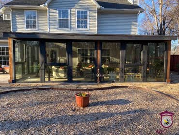 Photos by A&c Construction & Remodeling #4 Iron sunroom
Floor, ceiling, all iron and insulated glass walls