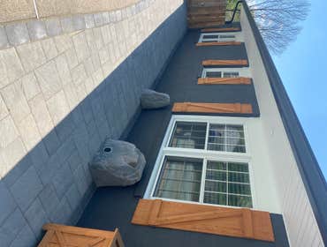 Photos by One by One Painting LLC #1 On this house we did demolition framing plumbing electrical Sheetrock painting window doors floor trim kitchen cab