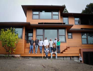 Home Remodel in The Hills of Berkeley The work involved with the Berkeley home was extensive and included:
Re-frameing the entire house, windows, doors