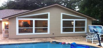 Wade room addition (ST Johns FL) This is a beautiful room addition added to the rear of the customers home.