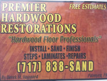 PREMIER HARDWOOD RESTORATIONS vs. PET STAINS Red oak hardwood damaged by pets stains. Job to be sand and finished with a dark walnut stain to hide/camo