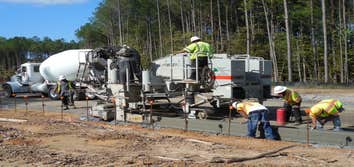 Curbing Machine Pour