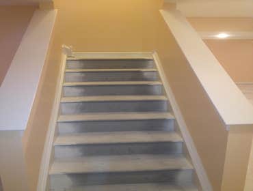 New basement paint project. Project completed in Downingtown, Pa.