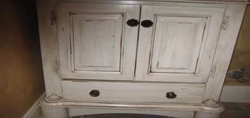 Faux FX of Austin Project 1)Aged Cabinet/Vanity
2)Plastered/Glazed Walls/Ceilings
3)Raised Plaster Crocodile w/ Highlights