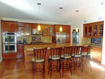 North Hollywood Custom Home Kitchen This is a beautiful, kitchen we built for a client in North Hollywood , California. We collaborated with the clien