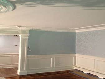 custom wallpaper and paint