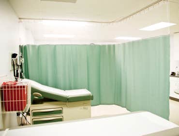 Career College of California Manufactured and installed privacy curtains in one of their training classrooms.