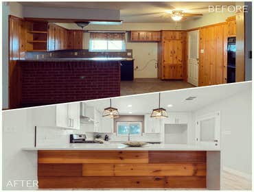 Before and After photos