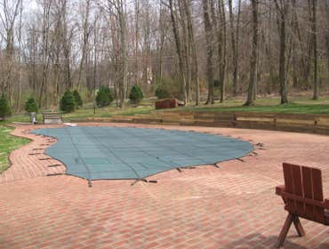 Brick patio and Retaining wall construction