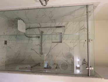 After custom tiled shower #1
