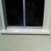 Dry Rot Repair We took the window out and replaced the window sill and all the casing and stucco molding. We used Radiata pine for all the trim. This w