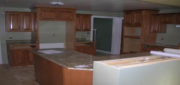 Kitchen Redesign from Inner Circle Concepts This simple kitchen renovation was designed to revamp its original showcased feel with new cabinets and gra