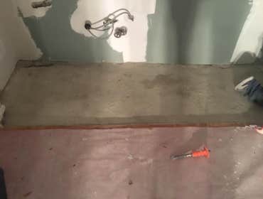Photos by S.M. Construction USA Inc. #2 The foundation beam was bent so we jacked it up and then rebuilt the CMU block wall. We did framing and then re