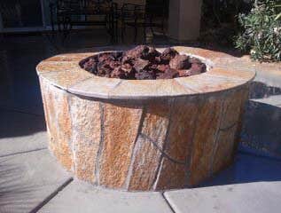 Courtside Stone Firepit