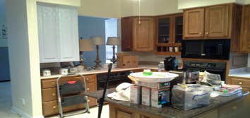 Kitchen Cabinets During