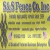 S & S FENCE CO INC logo
