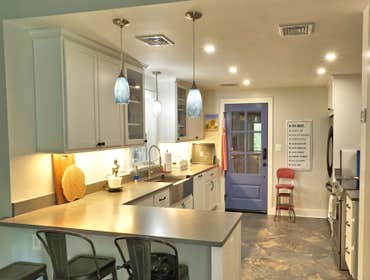 A kitchen remodel initiated by sub-floor movement turned into a transformation of "this old house"! Photos by Home Sweet Home I "A kitchen remodel ini