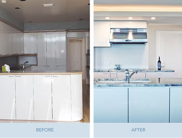 Before and After photos of our Work
