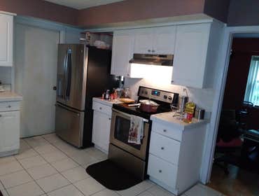 Kitchen before.