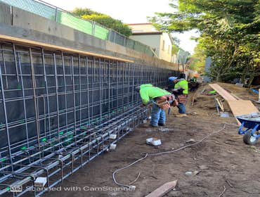 Photos by B and D Excavation and Construction #2 Retaining wall, Addition and Drainage work