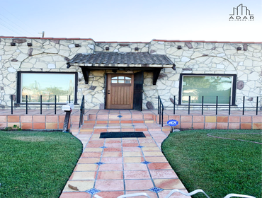 Spanish Style Porch Tile Installation