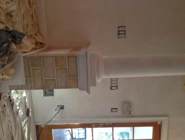 Colts Neck Family Room Here's a job where the homeowner just wanted to update the look of their family room and columns.