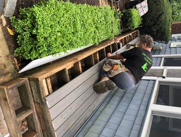During Porch Re-Skin