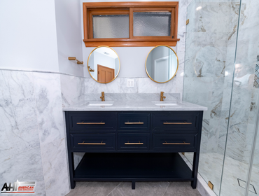 Photos by American Home Improvement #4 Full Modern Bathroom Remodel