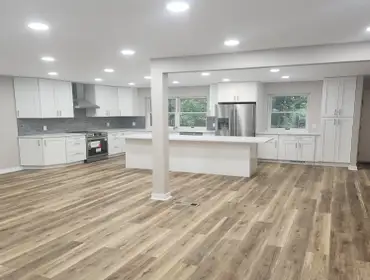Kitchen Remodeling in West Windsor NJ This ambitious kitchen remodeling project involved a comprehensive overhaul of the existing kitchen area to creat