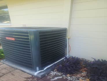 System Replacement Replaced Air Handler and Heatpump