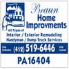 William Braun Home Improvements logo