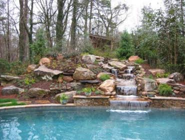 Water Features You can enjoy the tranquil and relaxing sounds and movement of flowing water in your landscape by adding an outdoor fountain, waterfall,