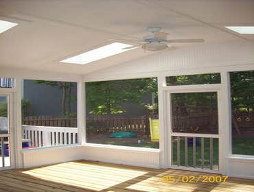 Cary NC deck and screen porch Triangle Home Solutions This relaxing and enjoyable screen porch is located in cary nc and was built by Triangle Home So