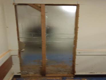 Photos from Love Remodeling Llc Built in custom entertainment center and custom oak floating shelves