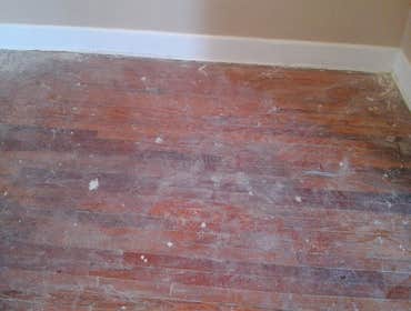 Linden Refinished Floor Project